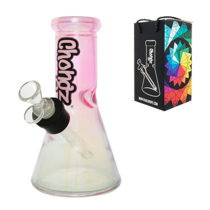 Chongz - Glass Waterpipe, 20cm, “broken biscuit” Ice Pinch