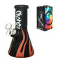 Chongz - Glass Waterpipe ,20cm, ”Hoffmans Bike” Tribal Design Ice Pinch