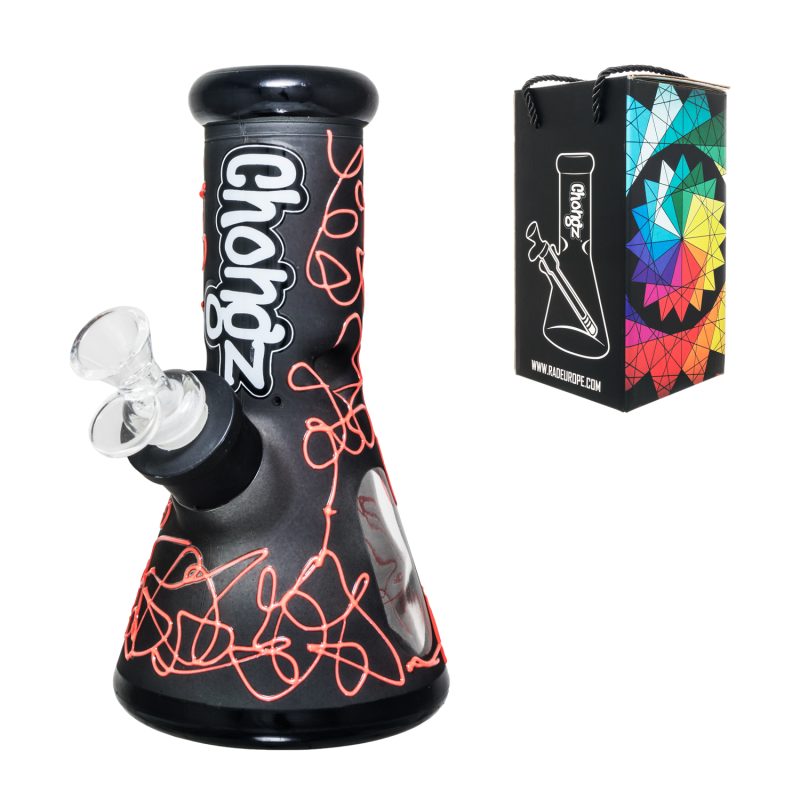 Chongz - Glass Waterpipe, 20cm, “King Slayer” w/ Ice Pinch