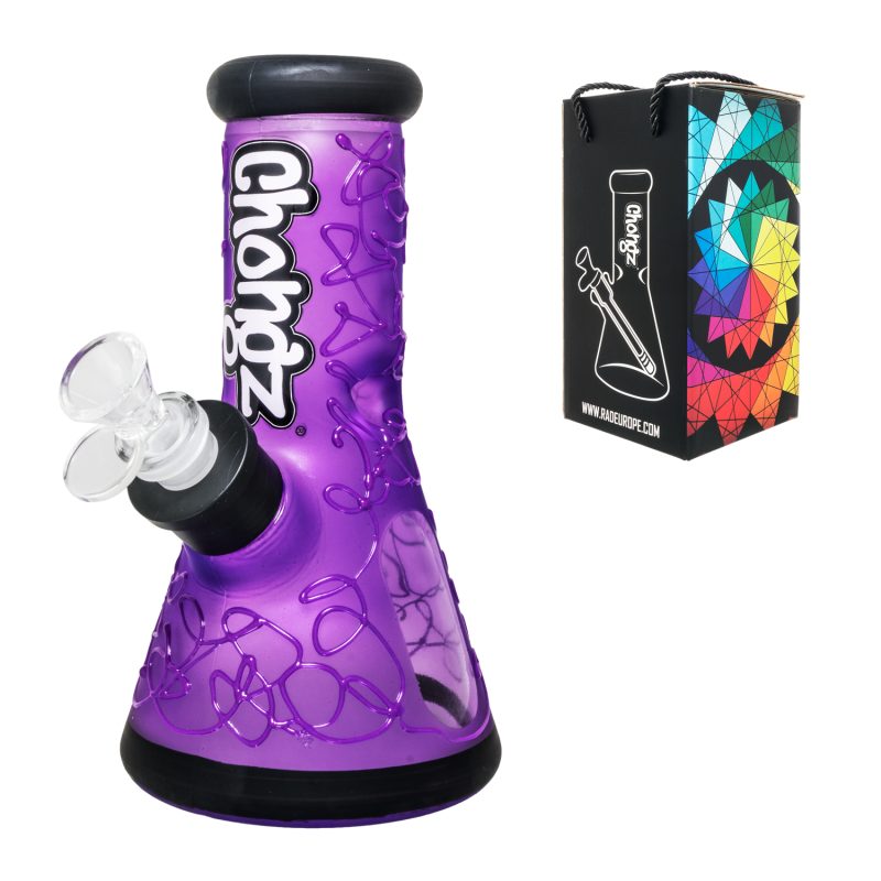 Chongz - Glass Waterpipe, 20cm, “King Slayer” w/ Ice Pinch