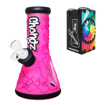 Chongz - Glass Waterpipe, 20cm, “King Slayer” w/ Ice Pinch