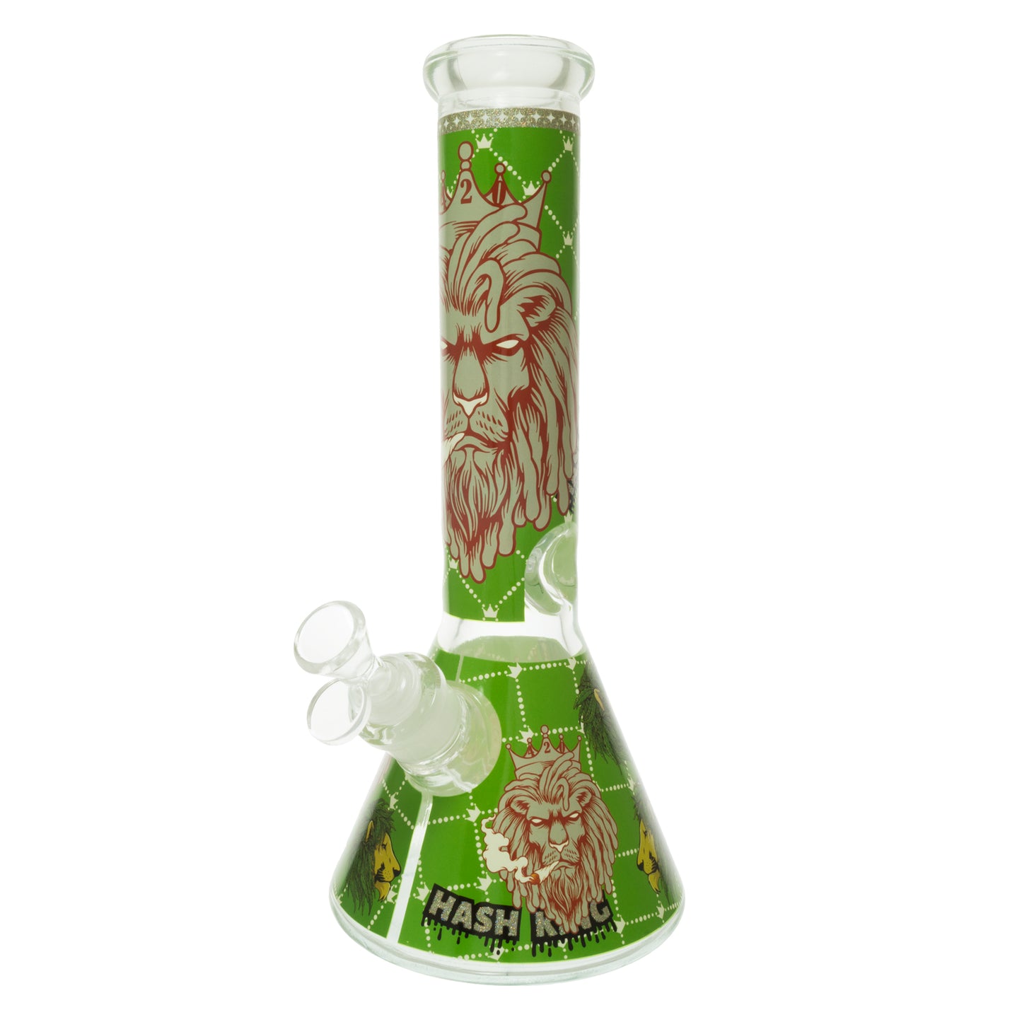 Chongz - Waterpipe, Glass, 30cm, Beaker w/ Ice Pinch, “Zion”
