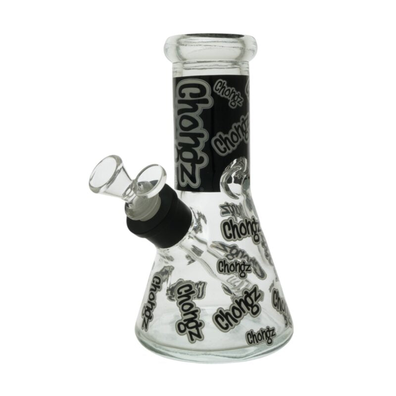 Chongz - Glass Waterpipe, 20cm, Glow Series “Multi Chongz” Ice Pinch