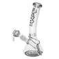 Chongz - Waterpipe, Glass, 25cm, Leaner Beaker w/ Ice Pinch, “Goosebump jnr”
