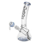 Chongz - Waterpipe, Glass, 25cm, Leaner Beaker w/ Ice Pinch, “Goosebump jnr”