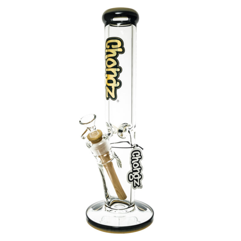 Chongz - Glass Waterpipe, 35cm, “Bob” 9mm, Straight Ice Pinch