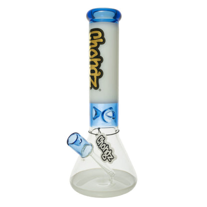 Chongz - Glass Waterpipe, 30cm, “Beef Galore” 5mm White Ice Pinch
