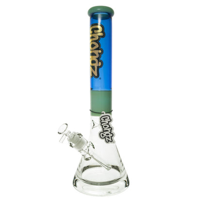 Chongz - Glass Waterpipe, 42cm, “Big Fat Base” Ice Pinch