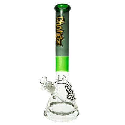 Chongz - Glass Waterpipe, 42cm, “Big Fat Base” Ice Pinch