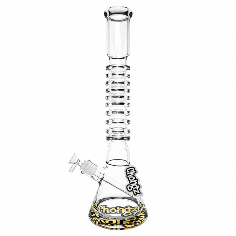 Chongz Glass 46.5cm “Lovely Bones” 7mm Heavy Duty Bong