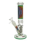 Chongz - Waterpipe, Glass, 25cm, Straight w/ Ice Pinch, “Horror Show"