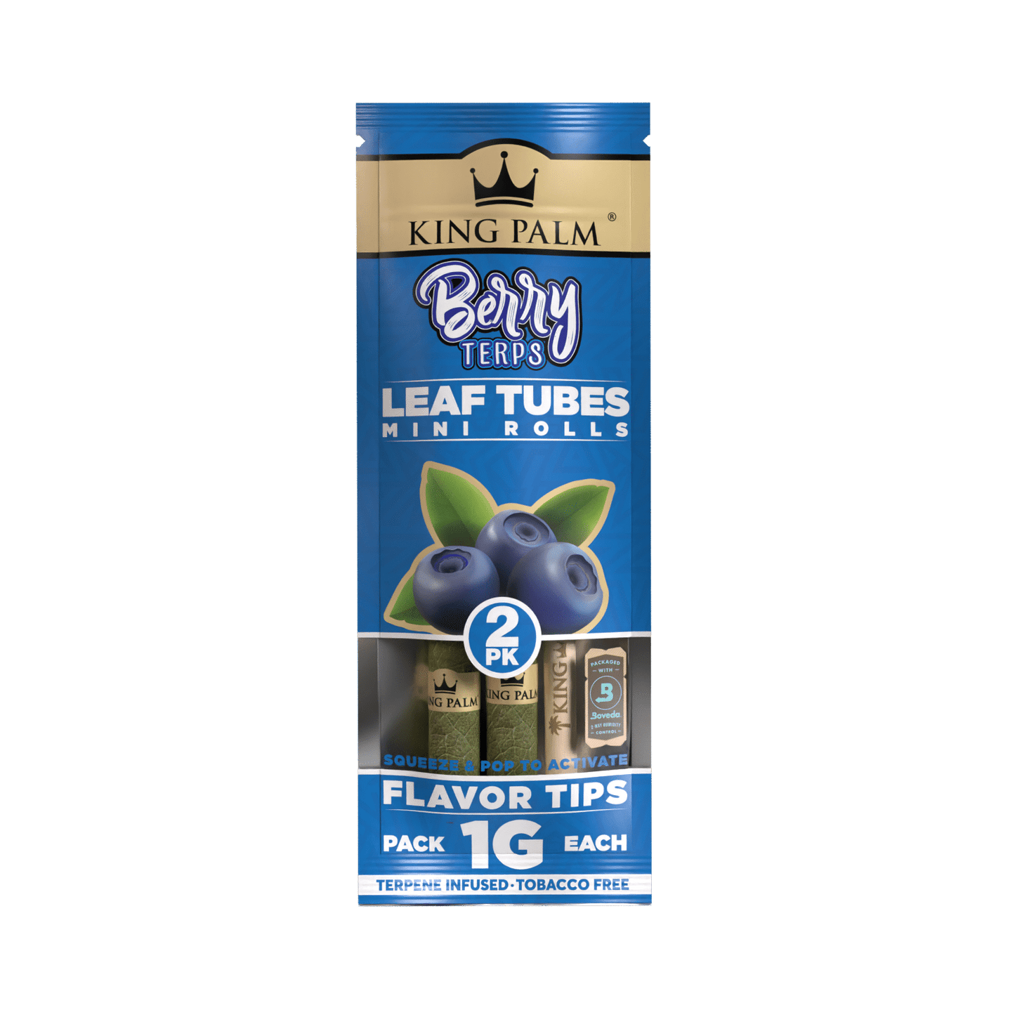 King Palm - Flavoured Rolls, Minis (1g), 2pk