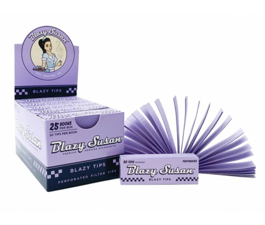 Blazy Susan - Purple, Tips, Perforated