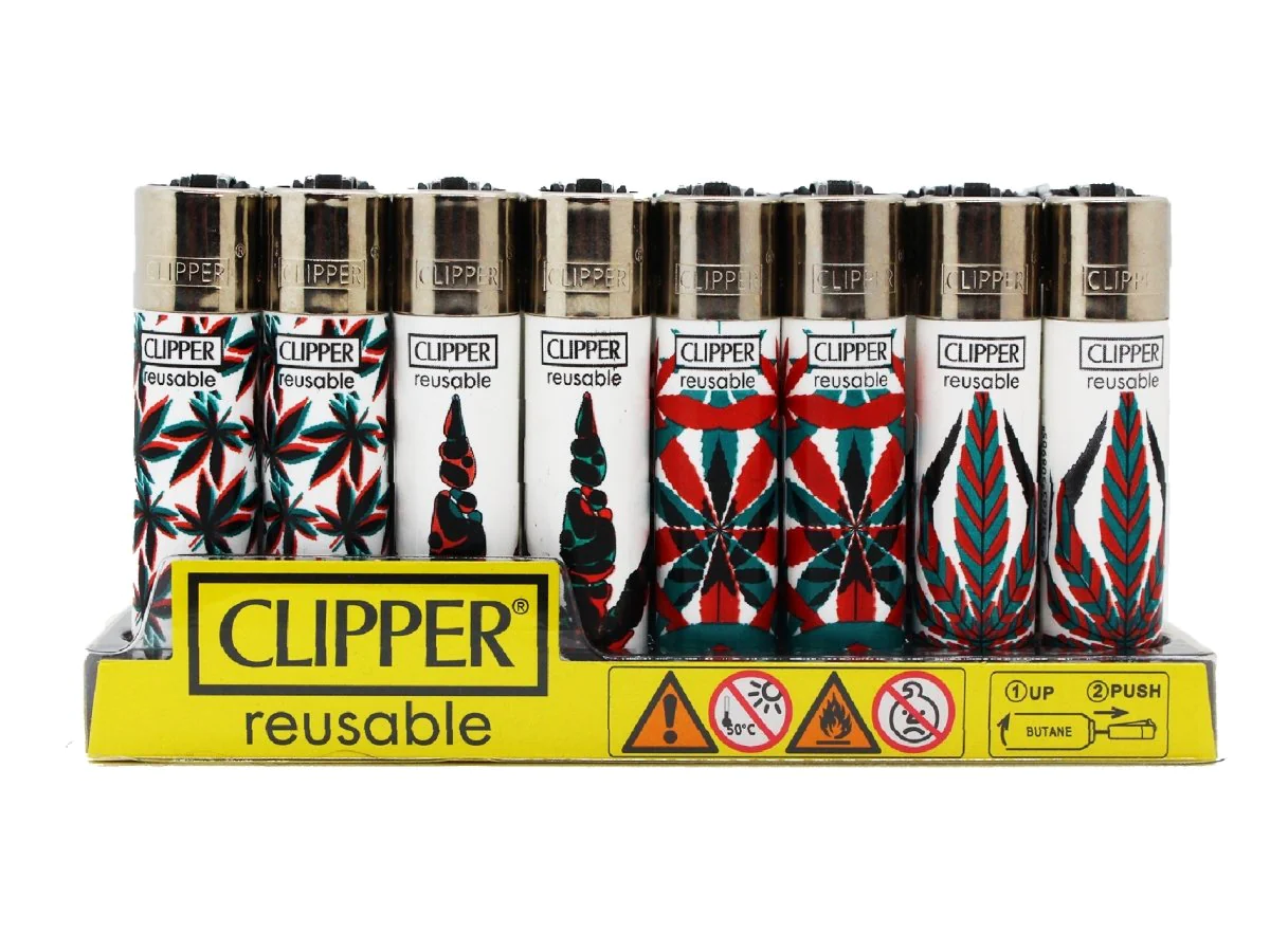 Clipper - Lighter (Cannabis Related Designs)