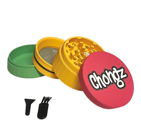 Chongz - Grinder, Metal, 63mm, 4pc, “Lively”