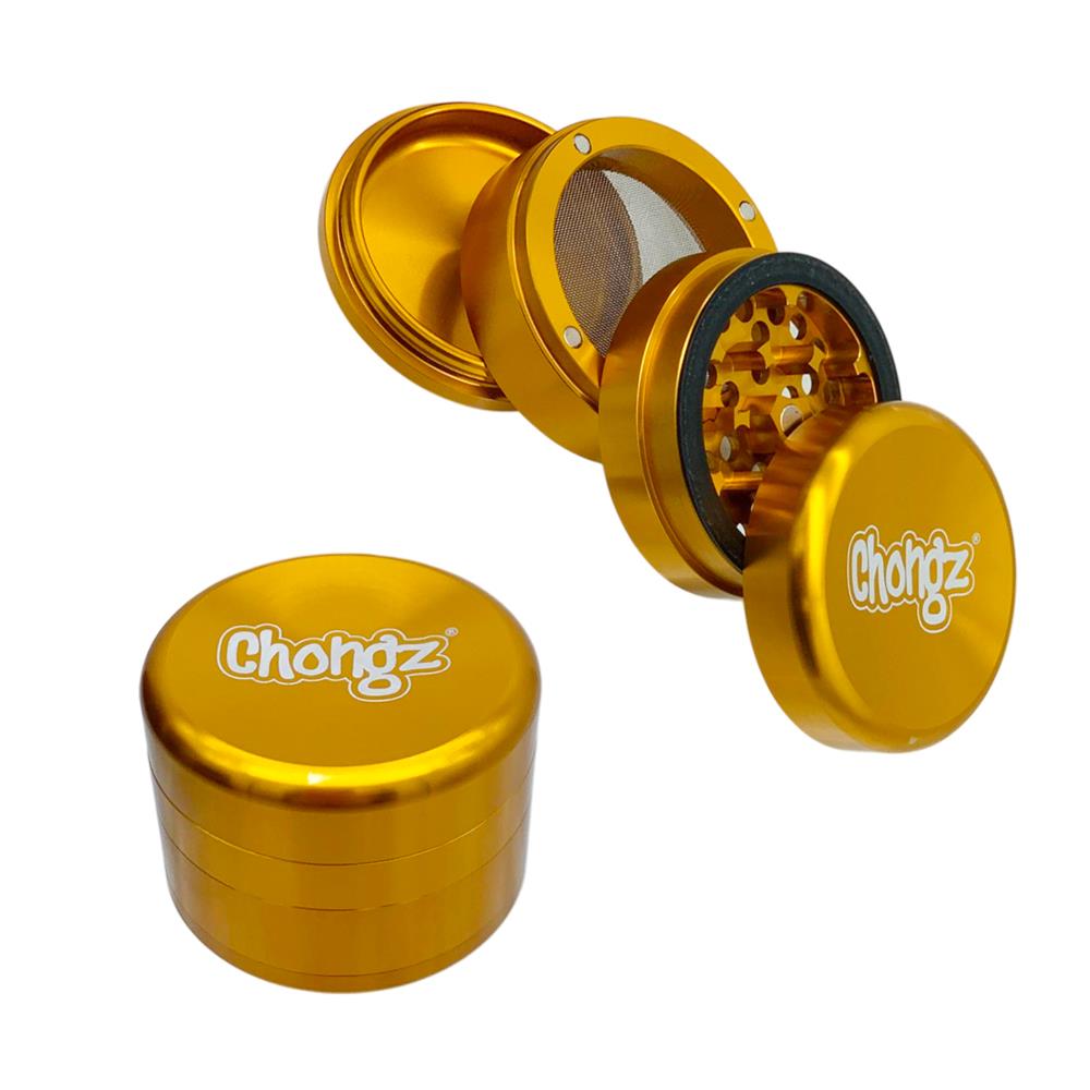Chongz - Grinder, Metal, 62mm, 4pc, “Bearing”