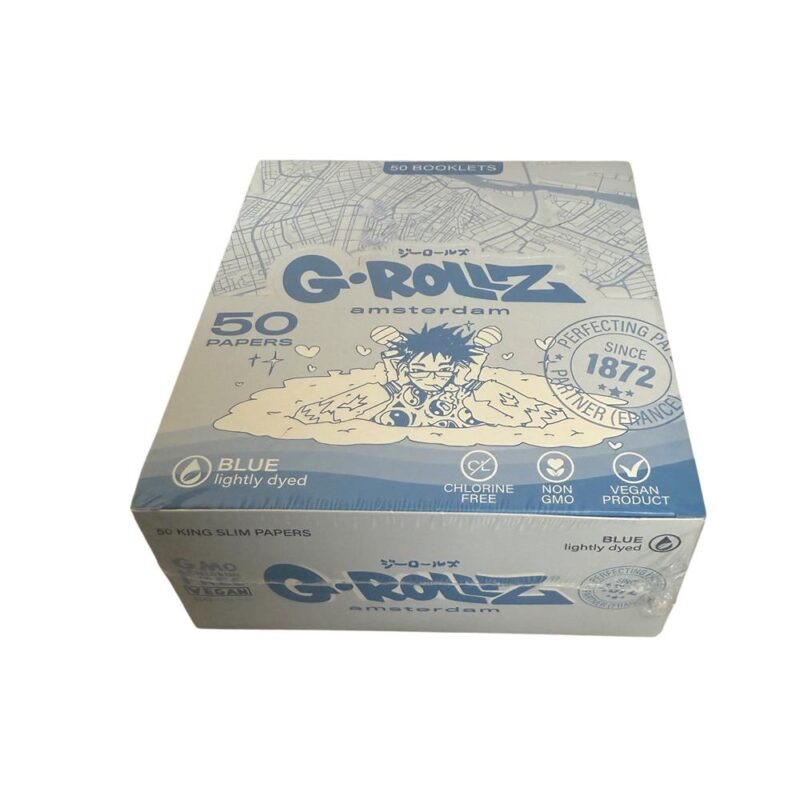 GRollz - Blue - Kingsize Slim Papers
