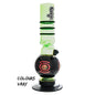 Chongz - Waterpipe, Acrylic, 30cm, Bubble w/ Ice Twist, "Super Nause"