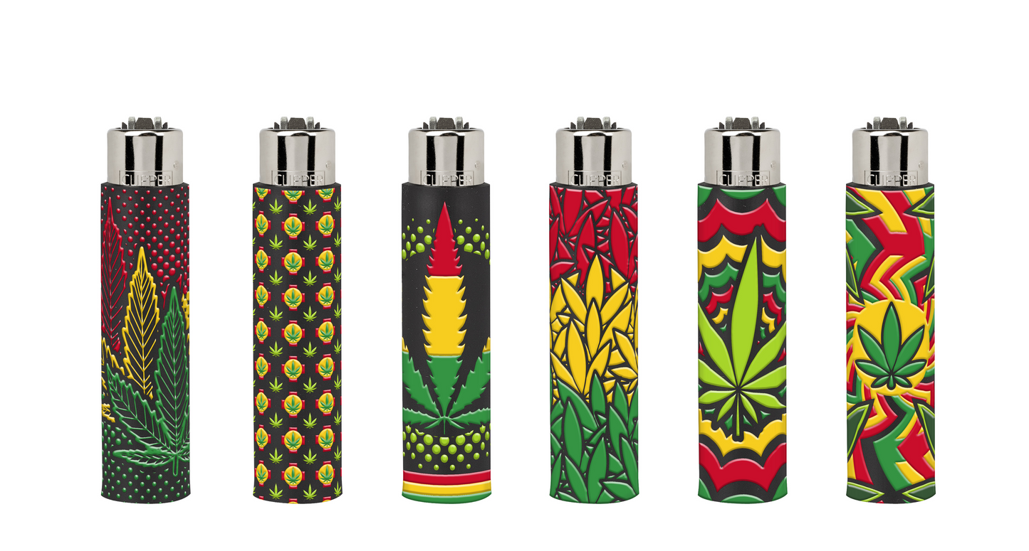 Clipper - Covered Lighter, Silicone Popped Art
