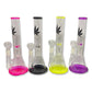 Glass Waterpipe - 30cm, Beaker Base with Ice Pinch, Recycler, Coloured Base & Mouthpiece