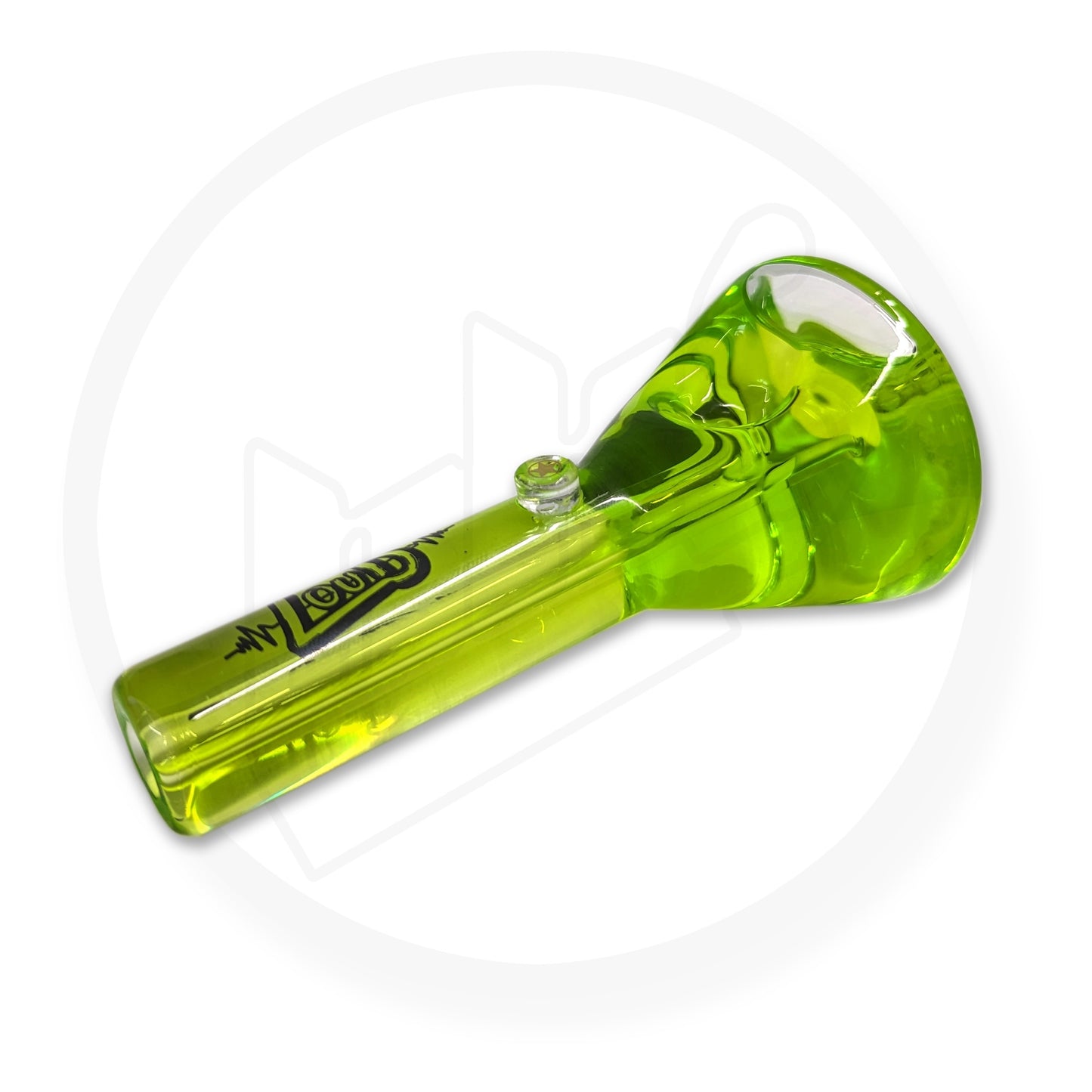 LOUD - Glass Waterpipe, 13cm, Beaker Base, Freezable