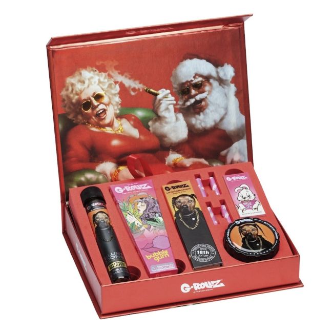G-Rollz - Gift Box, Smoker XS, Xmas Mr & Mrs Claus