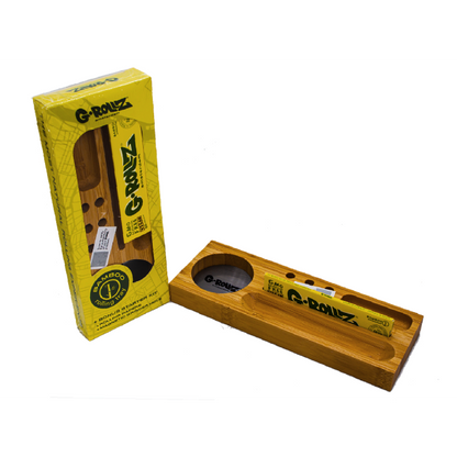 G.ROLLZ | G Rollz Bamboo SMALL Wooden Rolling Tray | 20cm x 7xm