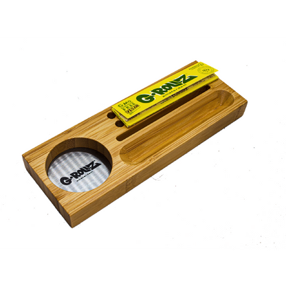 G.ROLLZ | G Rollz Bamboo SMALL Wooden Rolling Tray | 20cm x 7xm