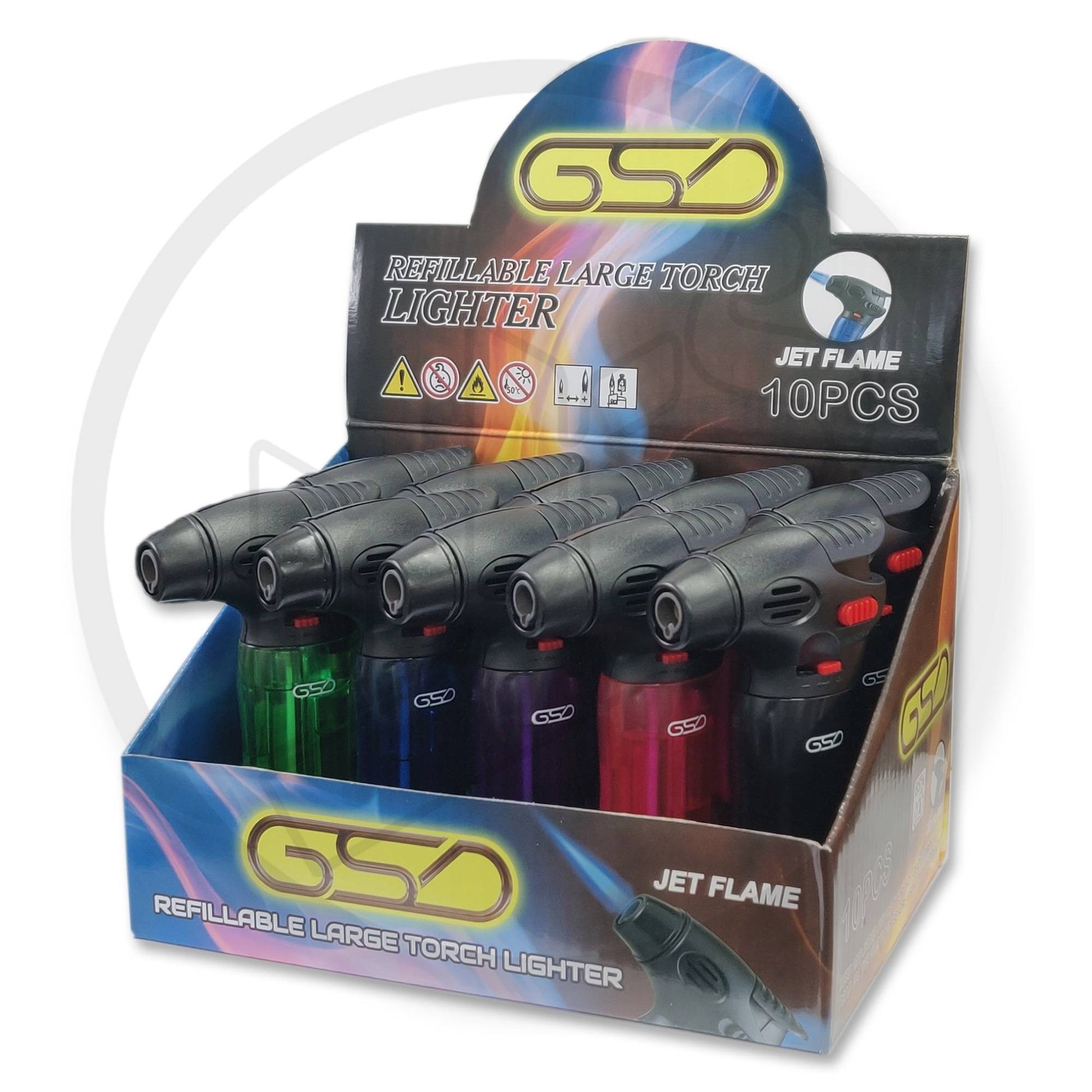 GSD Lighter Large Refillable Torch Lighter Bailiwick Botanicals