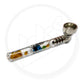 LOUD - Metal Pipe, 9cm with Glass, Double Chamber Gem Cooling