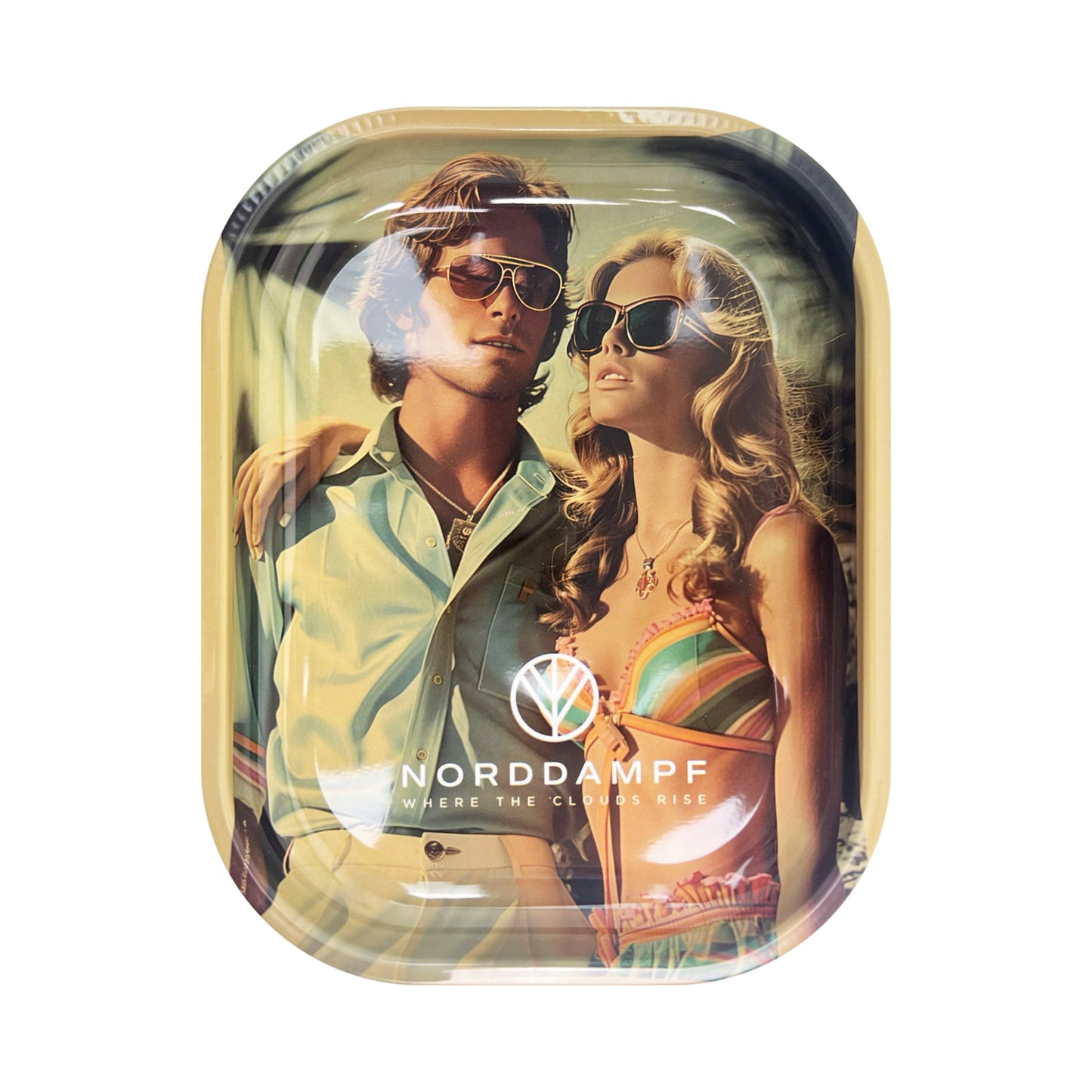 Norddampf - Rolling Tray, Small - 70's Beach