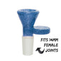 Glass Cone BLUE 14mm 