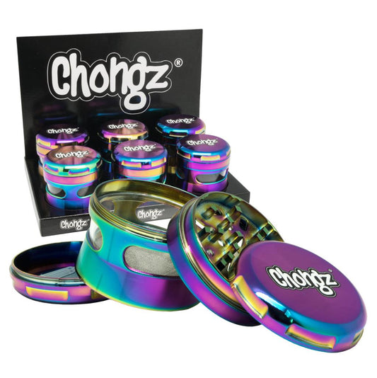 Chongz - Grinder, 63mm, 4pc, Zippy