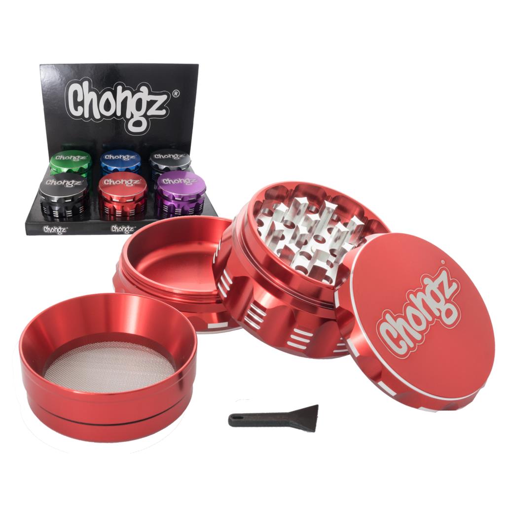 Chongz - Grinder, 63mm, 4pc, Azzure