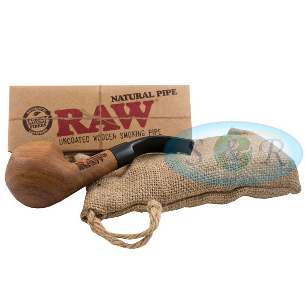 RAW - Natural Traditional Wooden Smoking Pipe