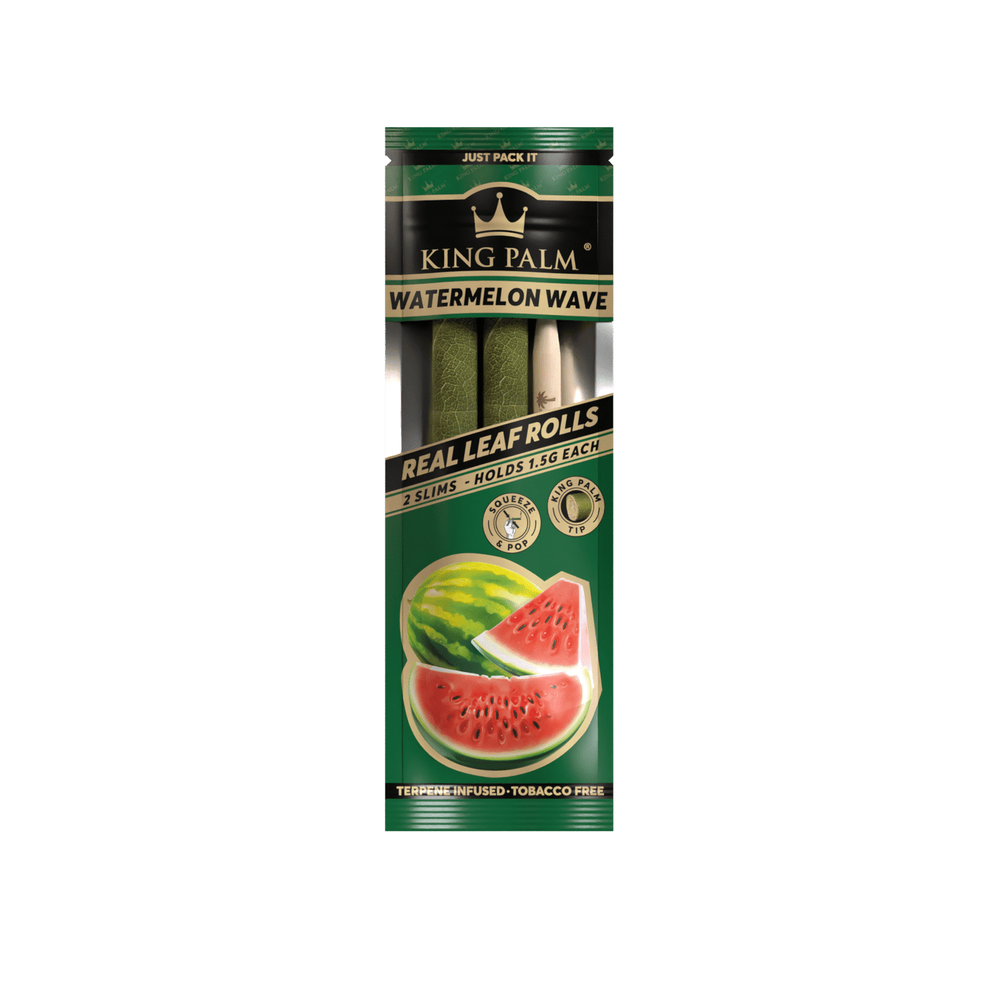 King Palm - Flavored Rolls, Slims (1.5g), Pack of 2