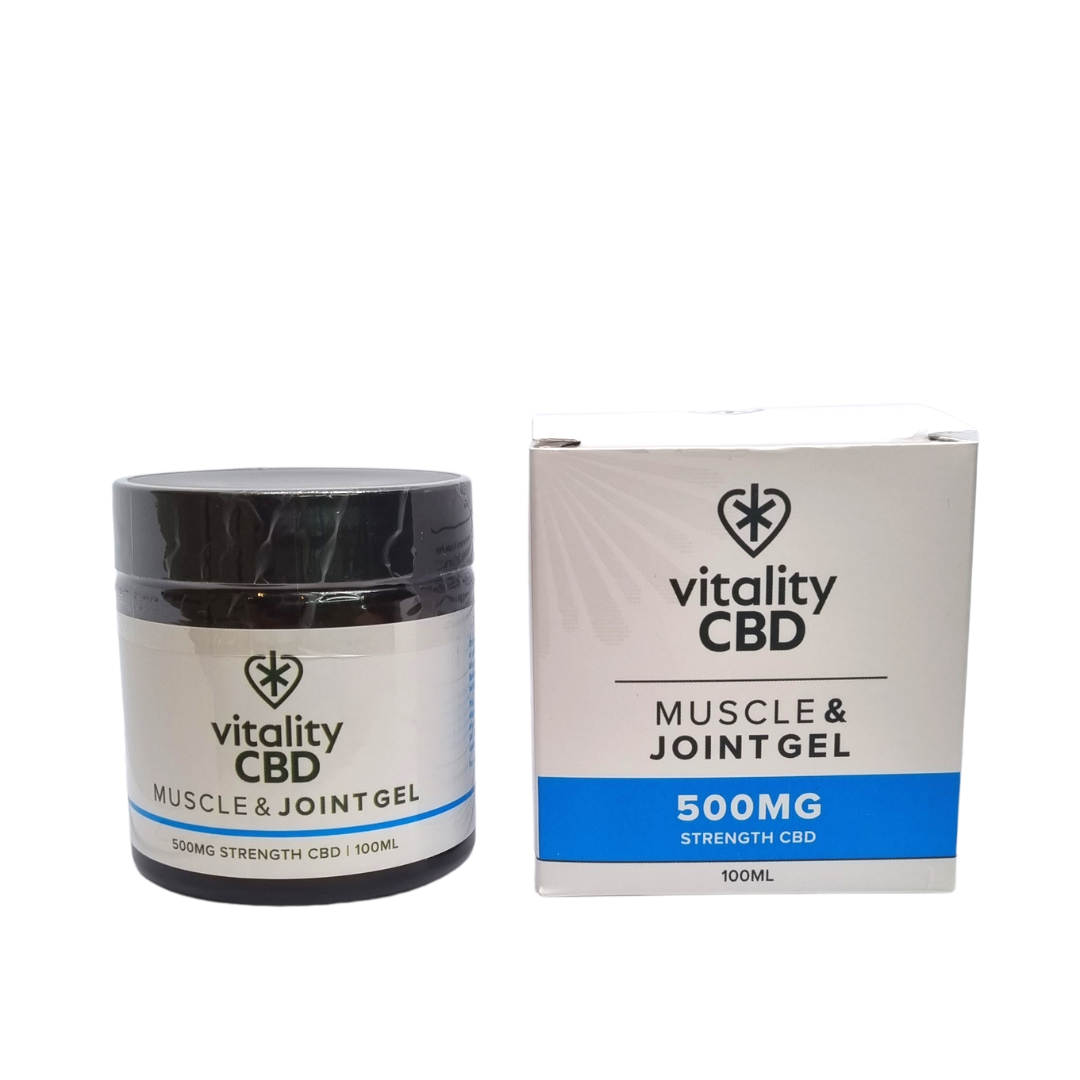 Vitality CBD - CBD Muscle & Joint Gel - 500mg