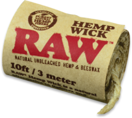 RAW - Hemp & Beeswax Wick Roll - 3m/10ft