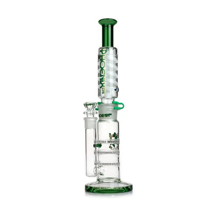 Phoenix Star - Waterpipe, Glass, 35cm Triple Honeycomb Percolator with Freezable Coil