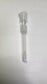 Downstem - Glass 18mm (Male) with 18mm (Female) Drop-in