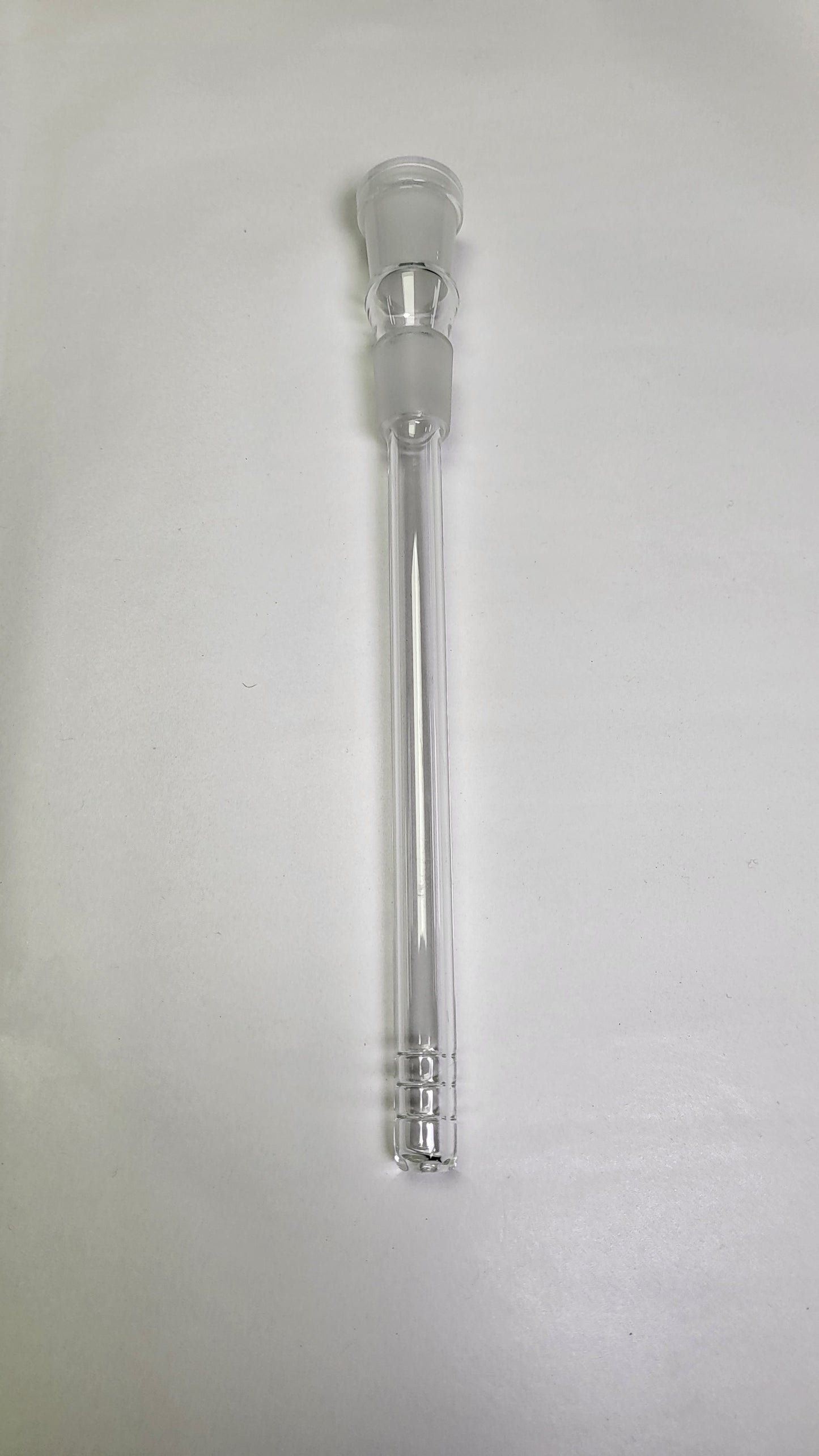 Downstem - Glass 18mm (Male) with 18mm (Female) Drop-in