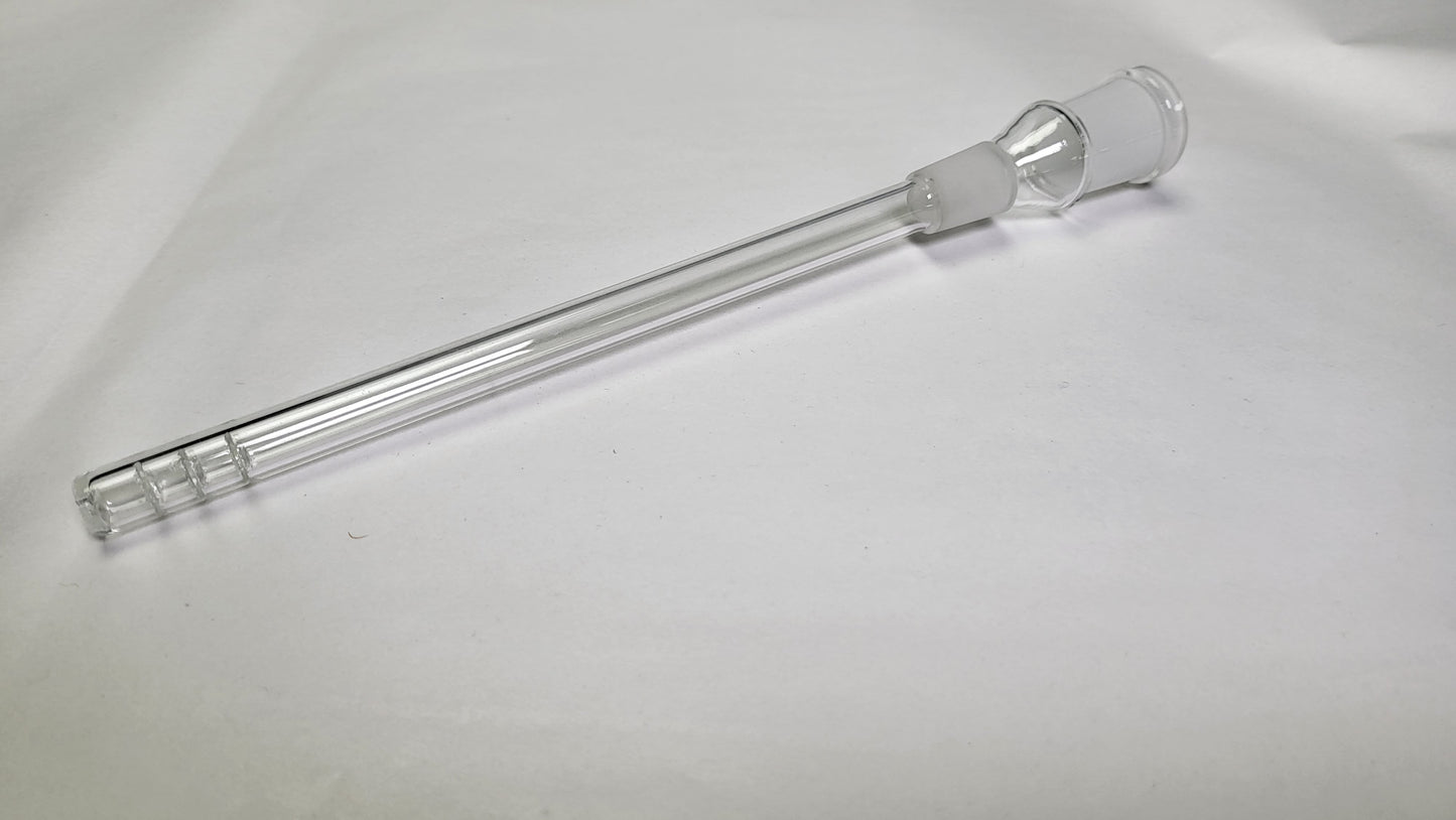 Downstem - Glass 14mm (Male) with 18mm (Female) Drop-in