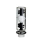 Phoenix Star - Waterpipe, Glass, 45cm Skull Design Freezable Coil, 6 Armed Percolator