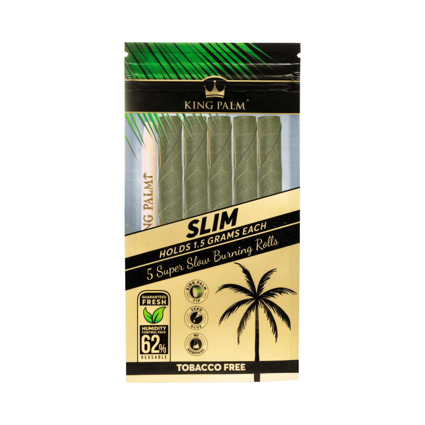 King Palm - Natural Rolls, Slims (1.5g)