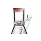 Phoenix Star - Waterpipe, Glass, 25cm Beaker, Spray Paint Design Ice Catcher
