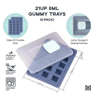 Magical 21UP Gummy Molds 8mL (2-pack)
