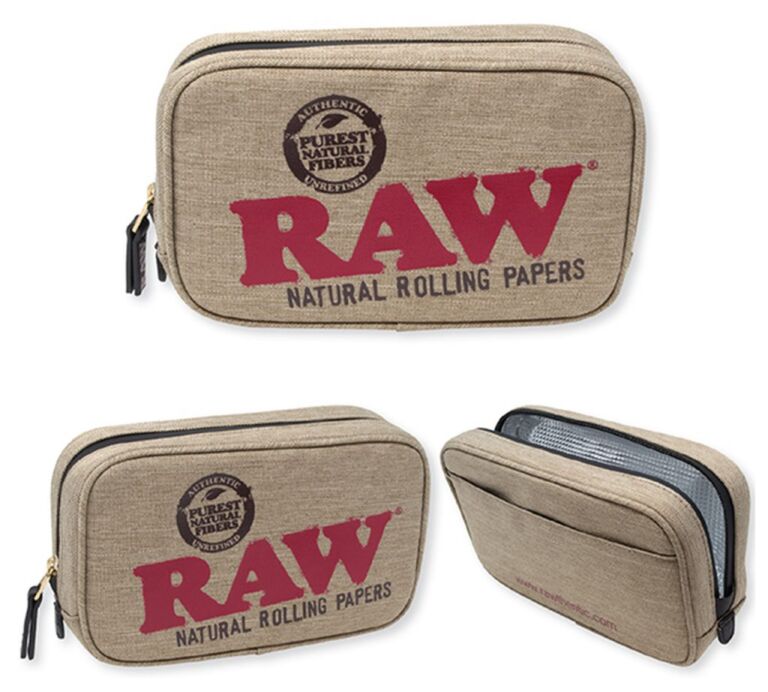 RAW - Smell Proof Smoker's Pouch with 5 Layer Odour Protection