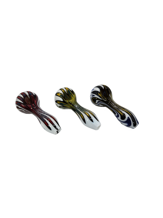 GRAV - Glass Pipe, 10cm Wigwag Spoon