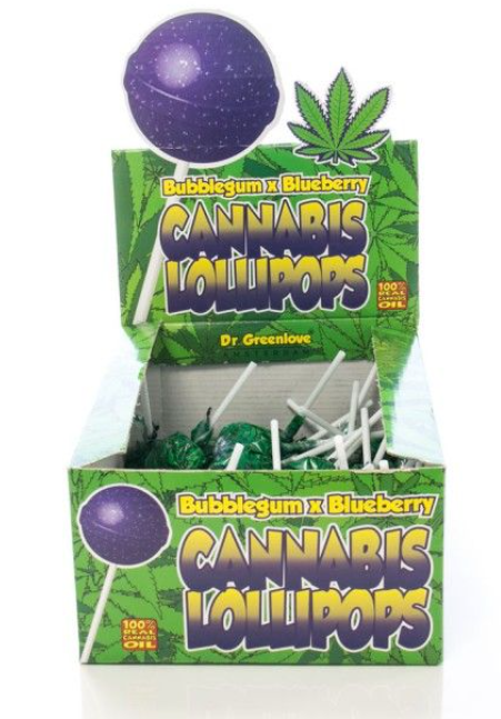Dr Greenlove - Cannabis Lollipops, Bubblegum Centre
