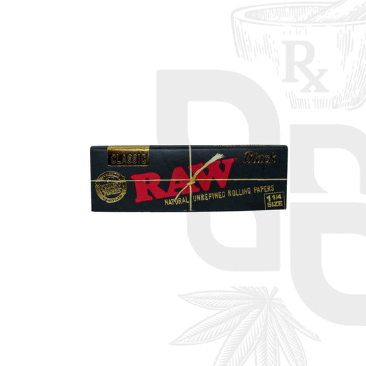 RAW - Black, 1-1/4" Papers